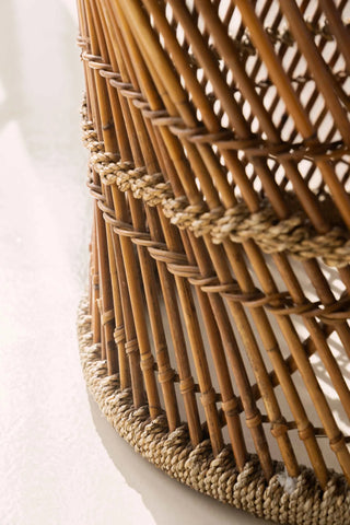 MOGALE - Bamboo and wire side table